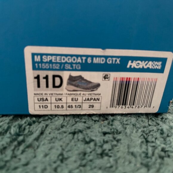 Hoka Speedgoat 6 MID GTX Men\'s Sneakers Size 11 NIB (RARE) main image 4